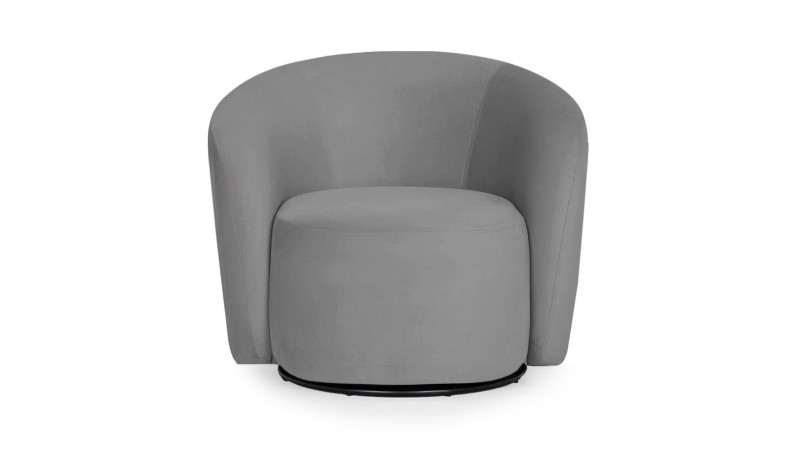 Кресло поворотное Nuage, ткань Sky Velvet 08 86x90 — купить в Озерце