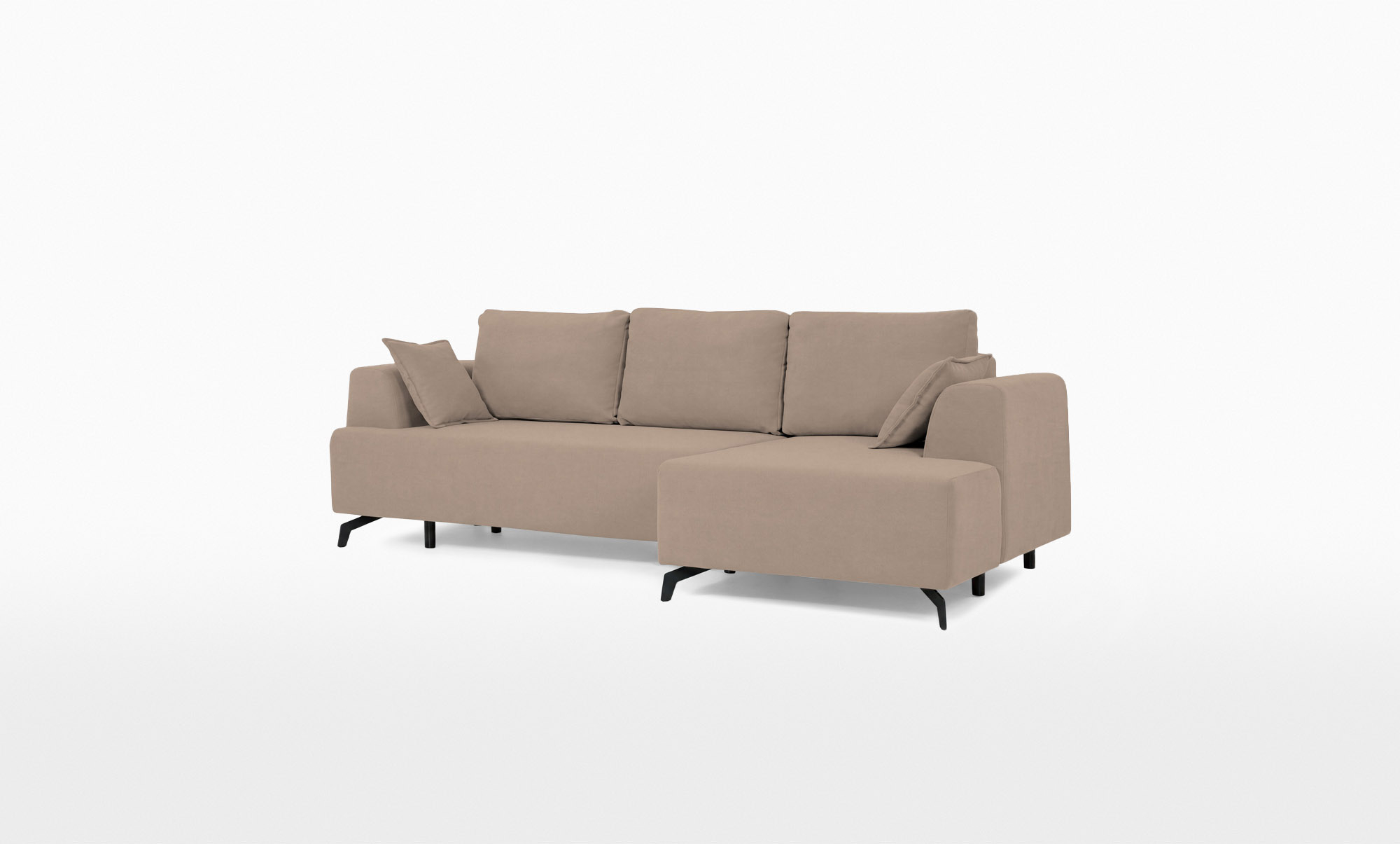 Диван угловой Scott правый, ткань Velutto 05 150x288 — купить в Озерце