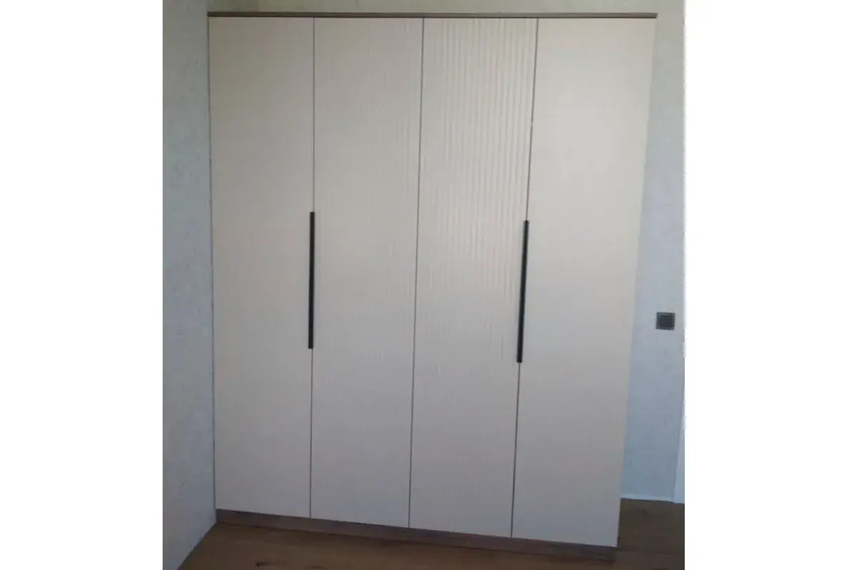 Шкаф 4х-дверный Тоскана (Дуб Табачный/Бисквит) в мебель-центре Озерцо