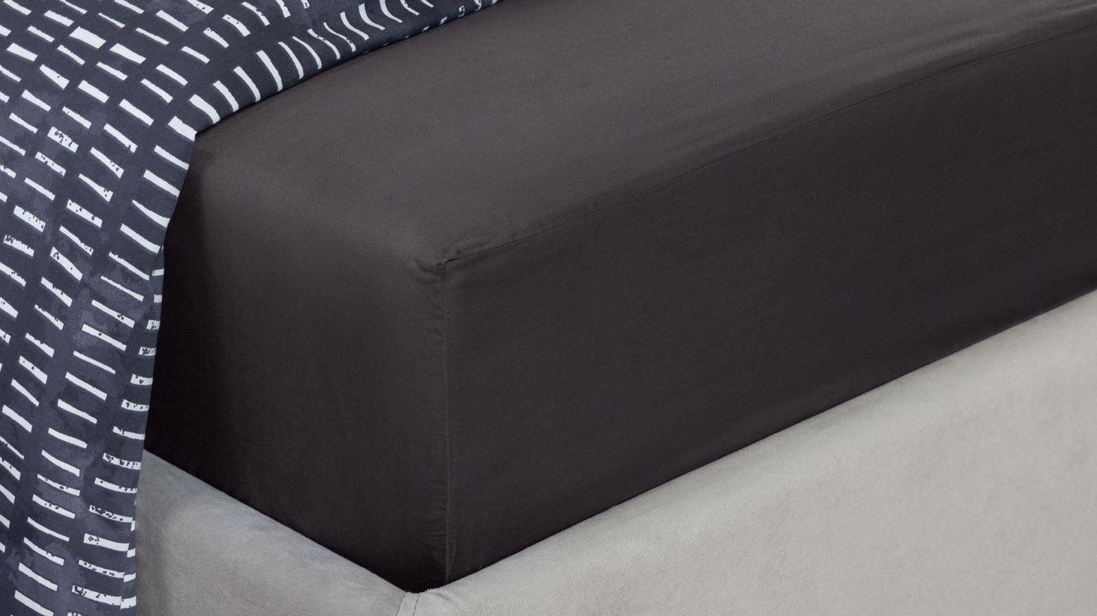 Простынь Home Line, цвет: Графит 180x200 в мебель-центре Озерцо