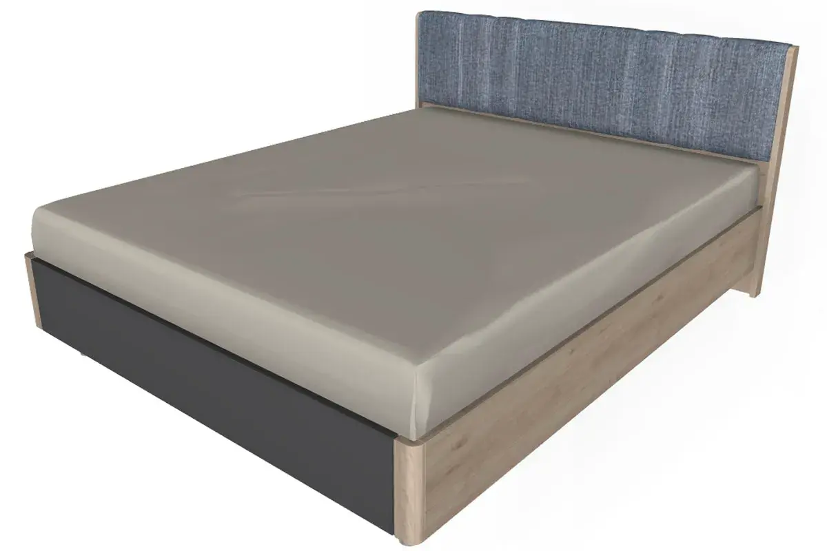 Спальня Грейс комплект 2 (Гикори Джексон Светлый/Антрацит матовый) - купить в Озерце