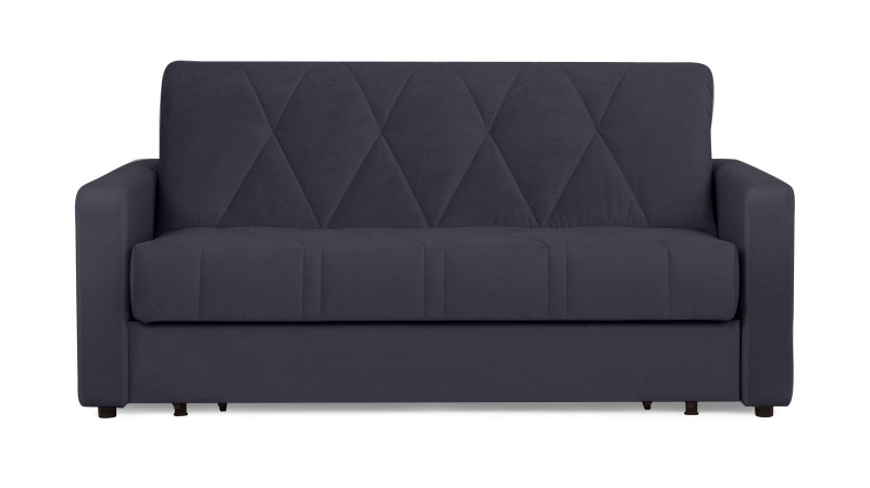 Диван - кровать Domo Pro стежка ромб, ткань Sky Velvet 40 140x216 — купить в Озерце