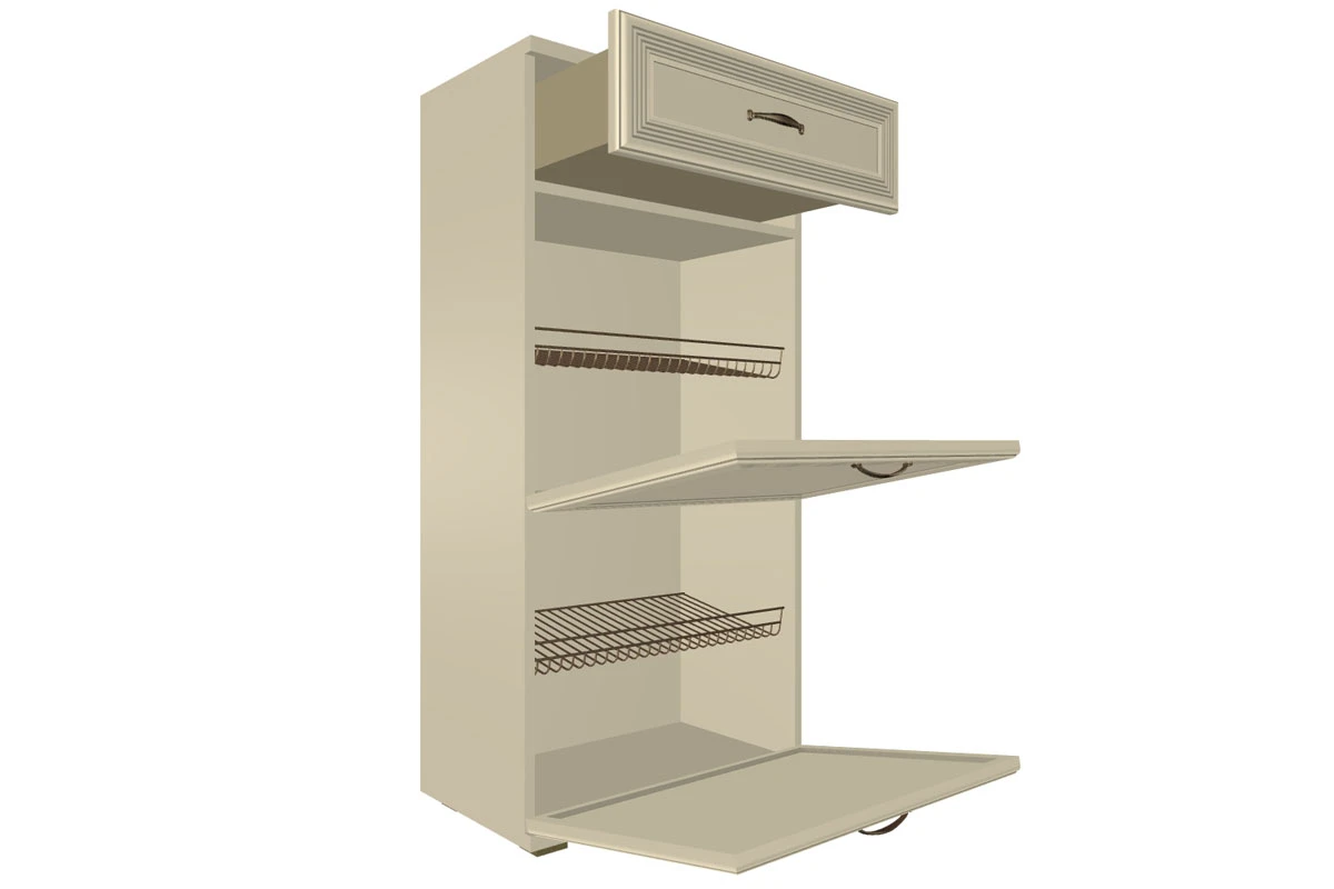 Готовый комплект для прихожей ПК-1002-СК (Серый Кашемир) — Мебель-центр Озерцо