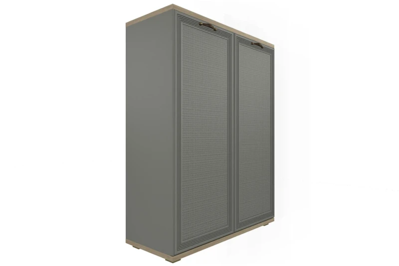 Тумба ТБ-1001-ГС-СО (Гикори Джексон Светлый/Серый Оникс) — Мебель-центр Озерцо