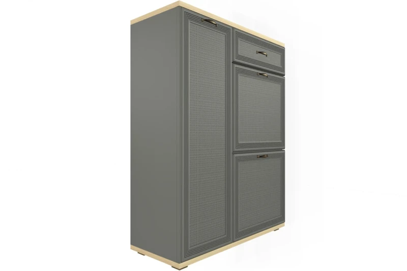 Тумба ТБ-1002-АС-СО (Ясень Асахи/Серый Оникс) — Мебель-центр Озерцо