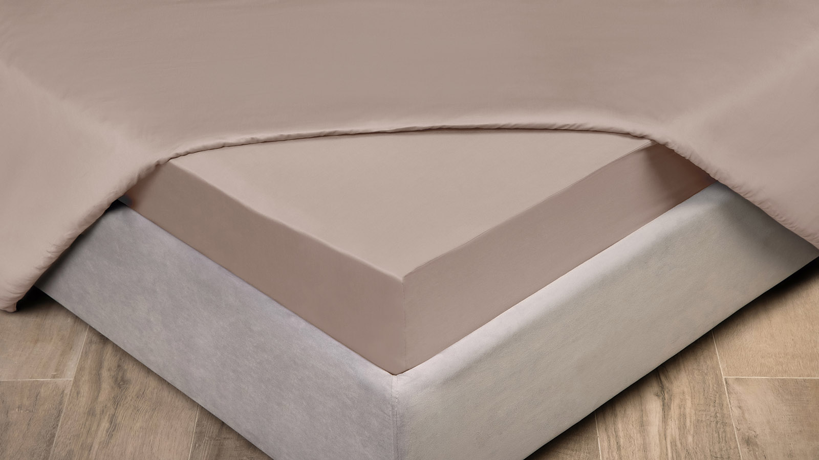Простынь на резинке Askona Comfort Maco Sateen 2.0, цвет Кремовый 140x200 в мебель-центре Озерцо