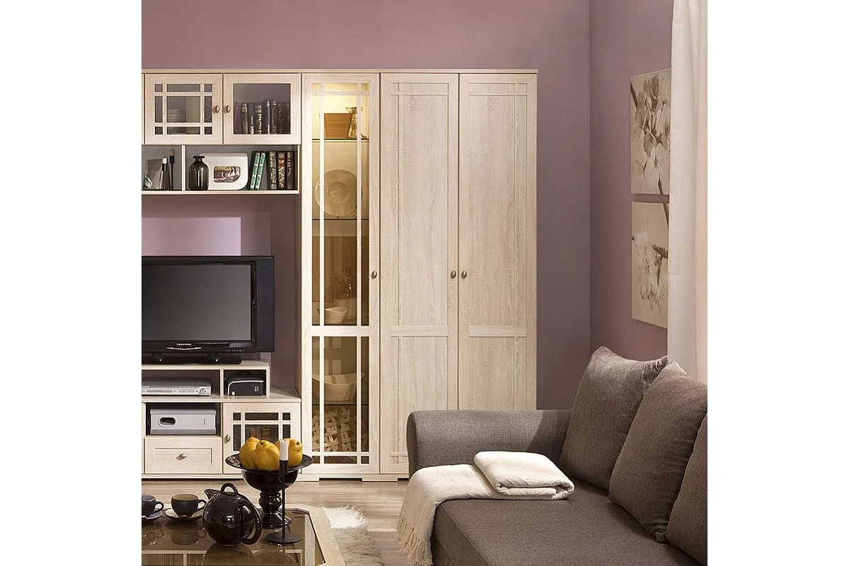 Sherlock 11 Шкаф для одежды дуб сонома в мебель-центре Озерцо