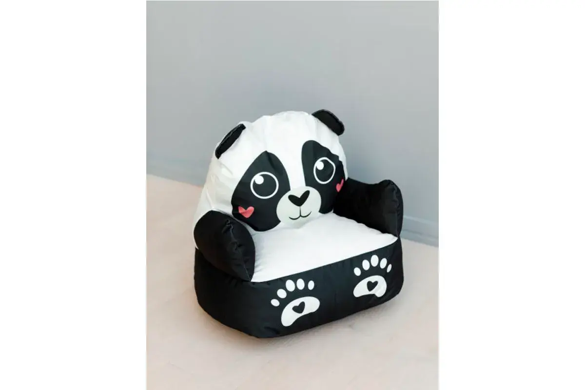 Пуфик Панда (Бело-черный) L Бело-Черный — купить в Озерце