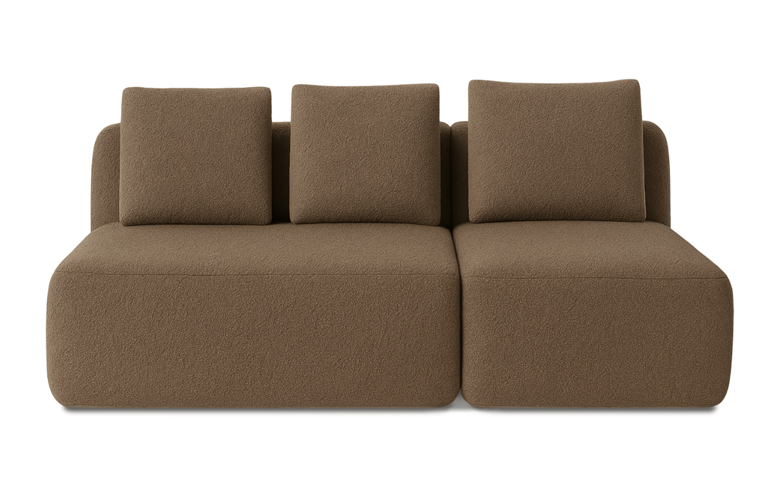 Диван модульный Мольто-2 секц-пуф 125+85-спинка 125+85-Тк. Alaska 06 107x214 — купить в Озерце