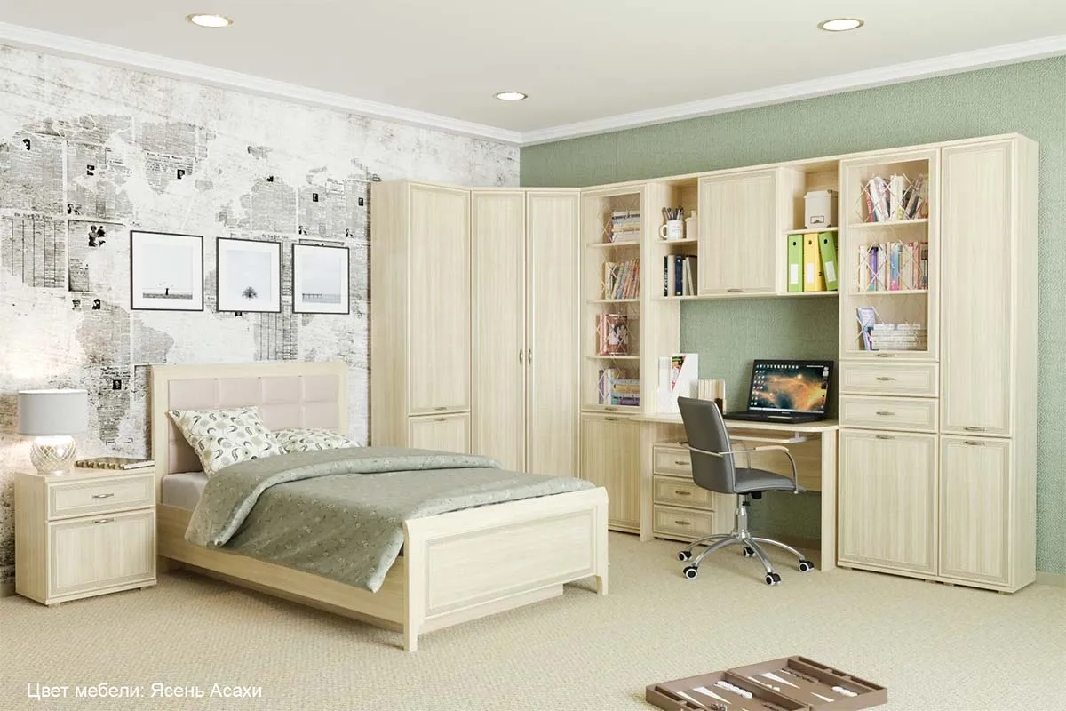 Стол СТ-1011 (Ясень Асахи) — Мебель-центр Озерцо