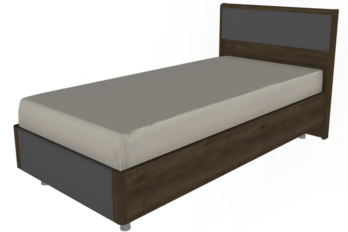 Детская Грейс композиция 8 (Гикори Джексон Темный/Антрацит Матовый) — Мебель-центр Озерцо