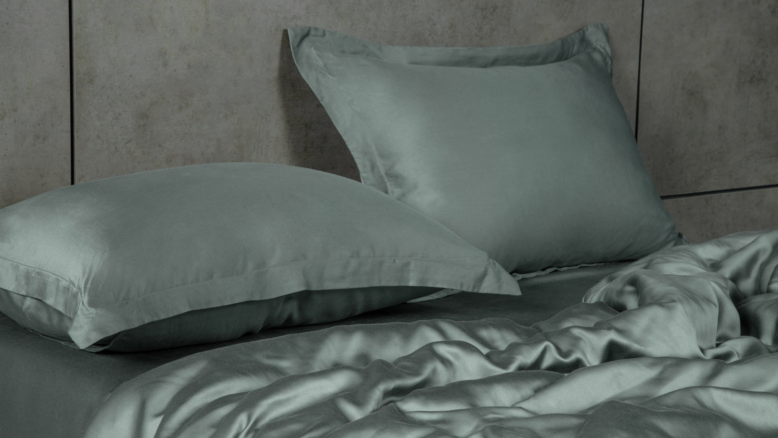 Постельное белье Comfort Solid Tencel, цвет: Зеленый чай (односпал) 140x205, без простыни в мебель-центре Озерцо