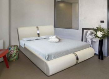 Кровать Милана (сп. место 180х200 см., белая) - купить в Озерце