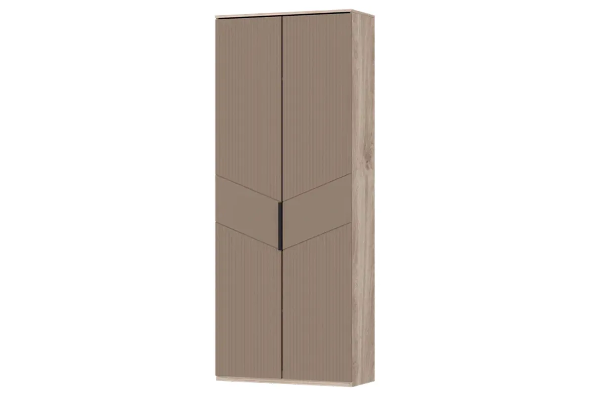 Прихожая Астория №2 (Дуб кастелло серый / Грей софт) — Мебель-центр Озерцо