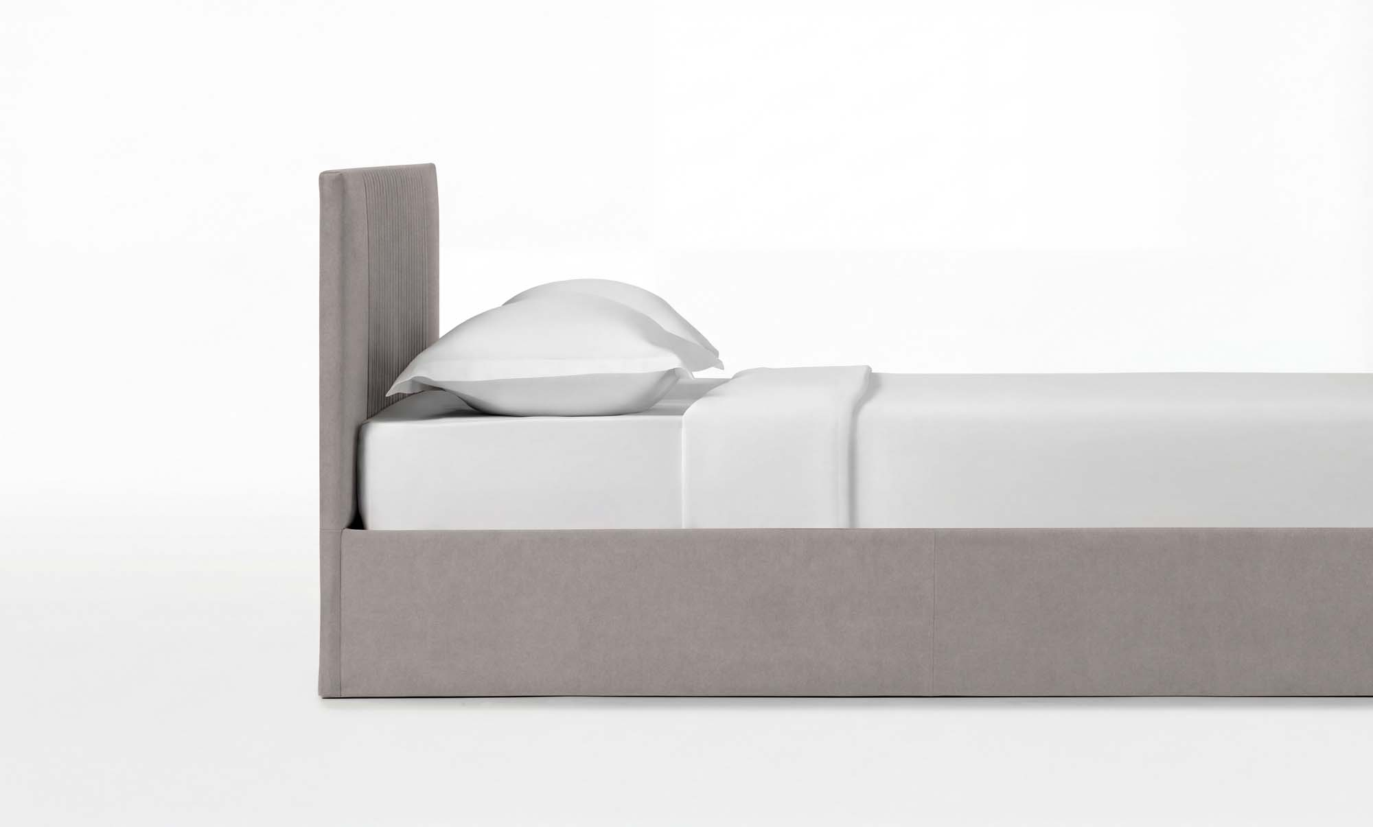 Кровать с подъемным механизмом Simple, ткань Casanova Grey, 160x200 - купить в Озерце