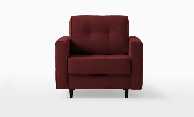 Кресло -кровать Amani Pro, ткань Sky Velvet 32 (подлокотник: 15 см) — купить в Озерце
