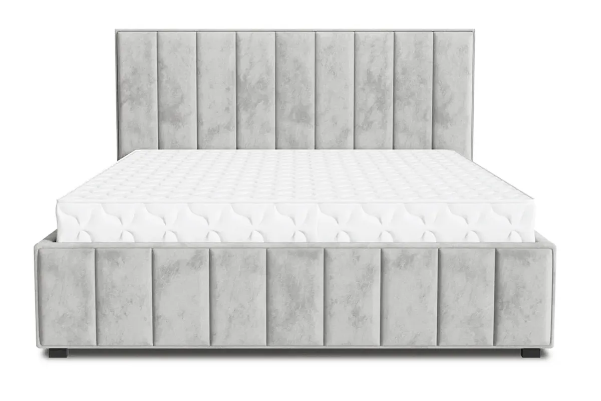 Кровать Кордова-1 с ПМ 160х200 (Lovers-8 / Серый) 2 кат. - купить в Озерце