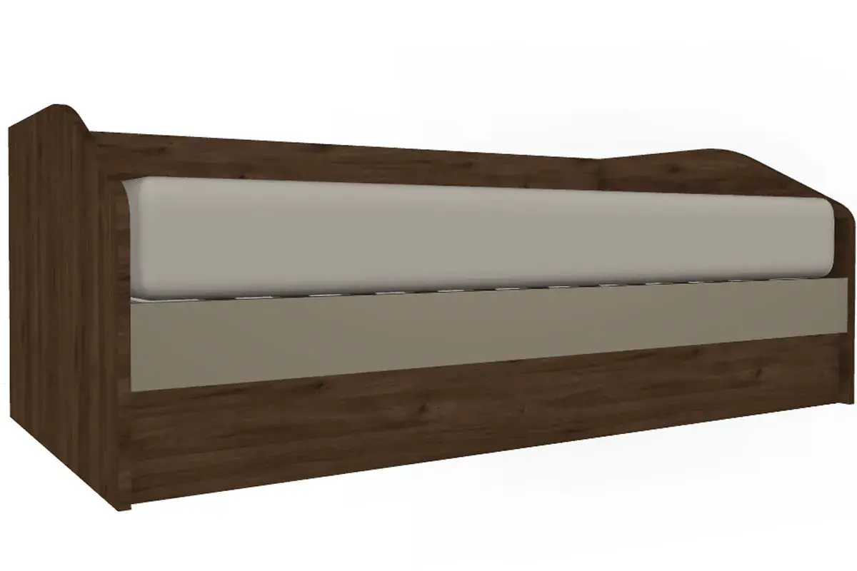 Детская Грейс композиция 4 (Гикори Джексон Темный/Латте Матовый) — Мебель-центр Озерцо