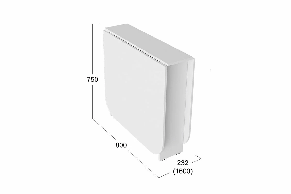 Стол-книжка Т1 (Белый) - купить в Озерце