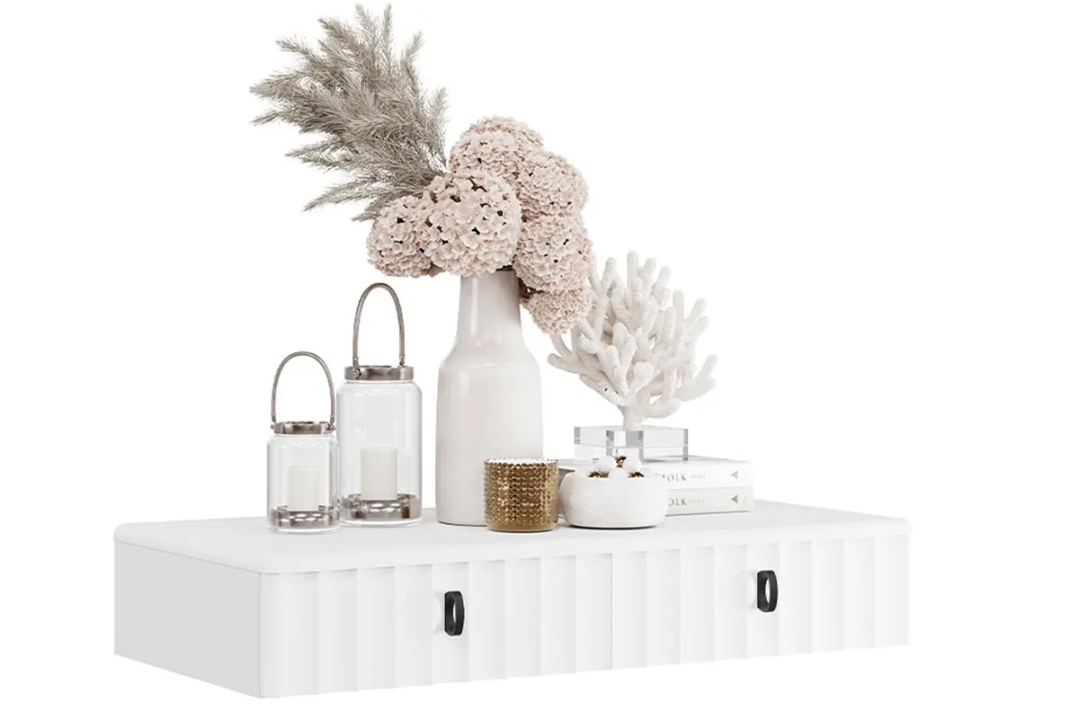 Стол туалетный Тиффани тип 1 (Белый Жемчуг/Белый софт) — Мебель-центр Озерцо