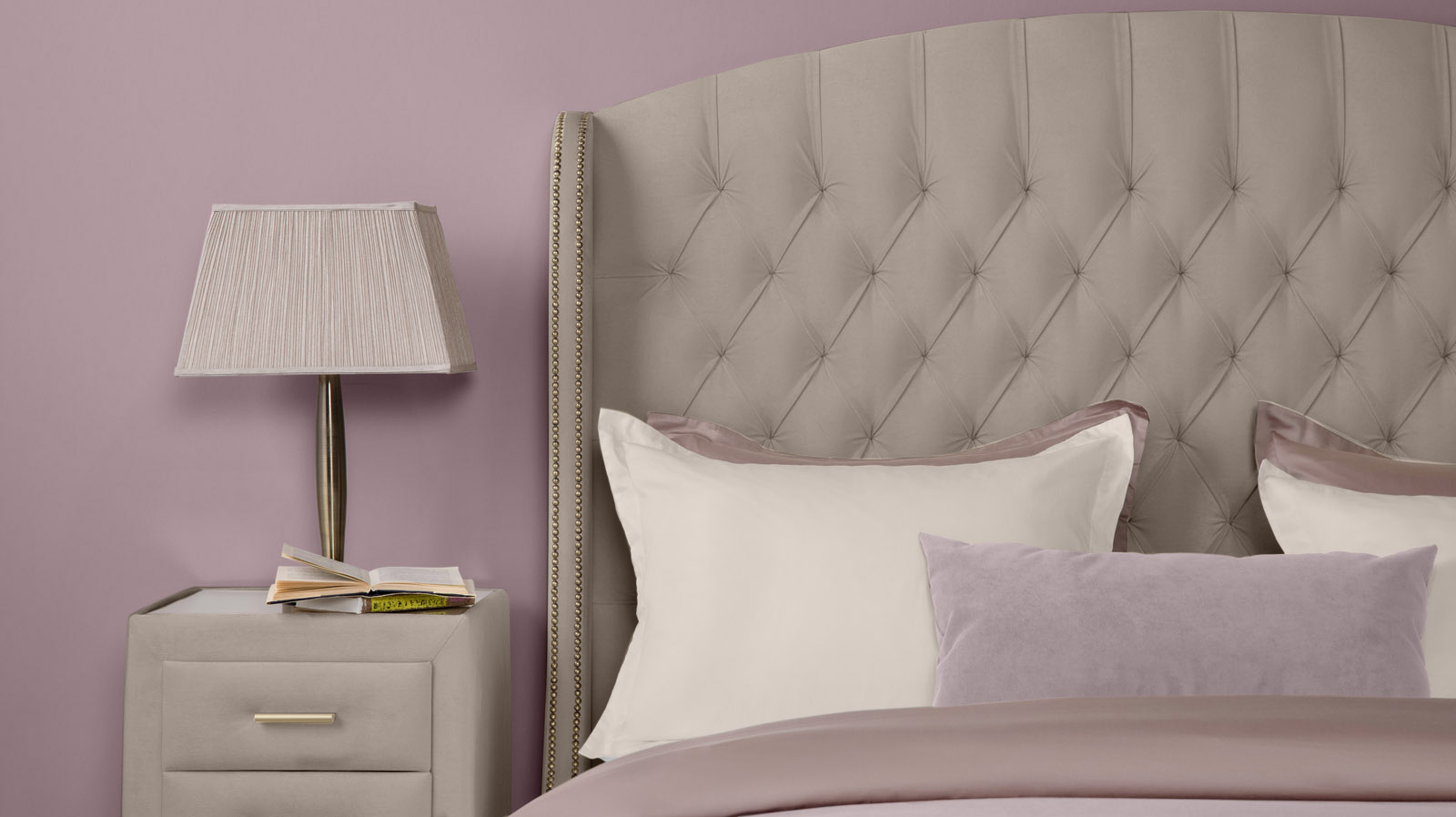 Кровать Rachel New I 200x200, Тк. Sky Velvet 03 gold - купить в Озерце