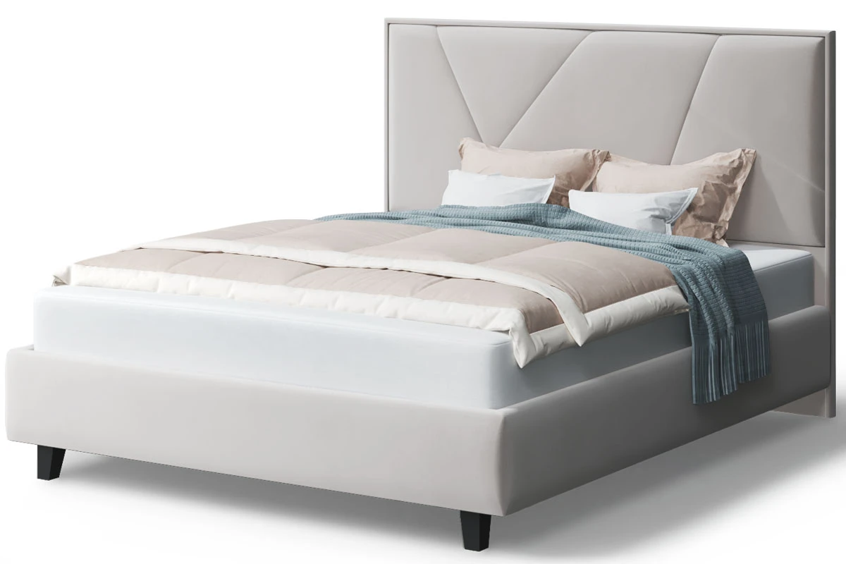 Кровать на опоре Ингрид с ПМ и бельев. ящ. 180х200 (Нео 02) - купить в Озерце