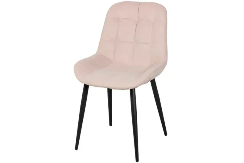 Стул Тоскана (каркас Муар черный/велюр (Dream beige бежевый) СРП-132 - купить в Озерце