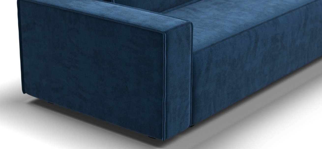 Лофт диван Велюр Монолит синий — купить в Озерце