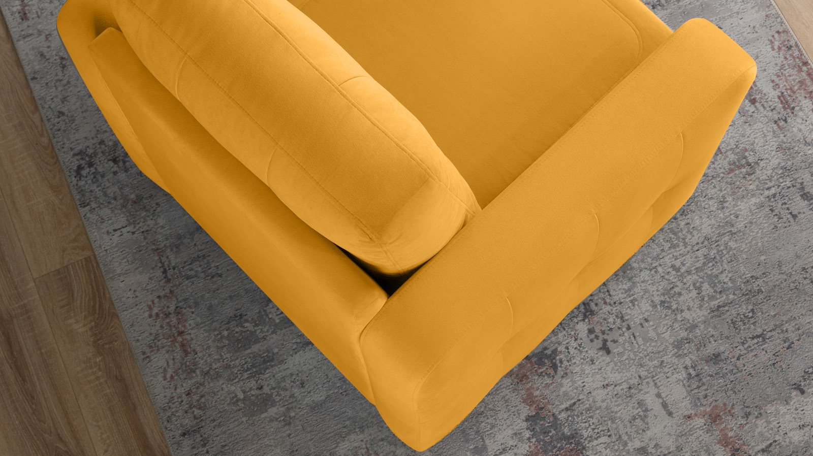 Кресло Loko Pro с широкими подлокотниками, Тк. Sky Velvet 30 85x95 — купить в Озерце