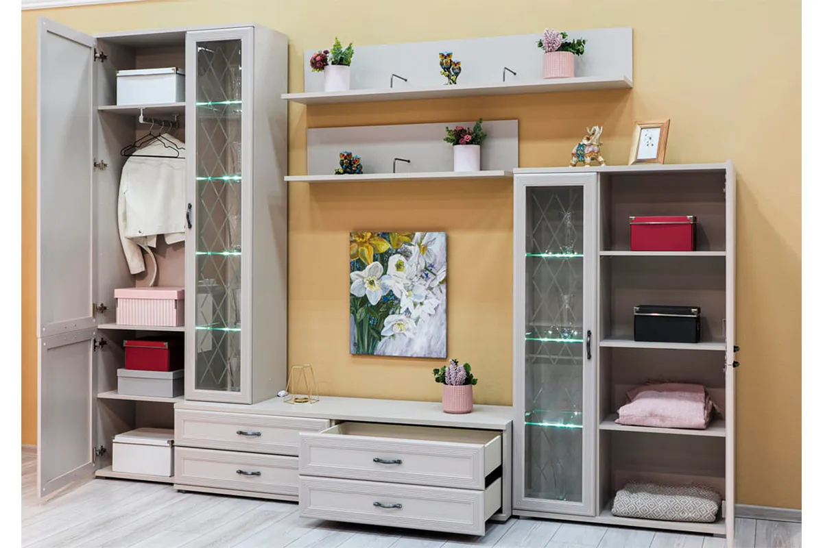 Шкаф многоцелевой ШК-1064-СК (Серый Кашемир) в мебель-центре Озерцо