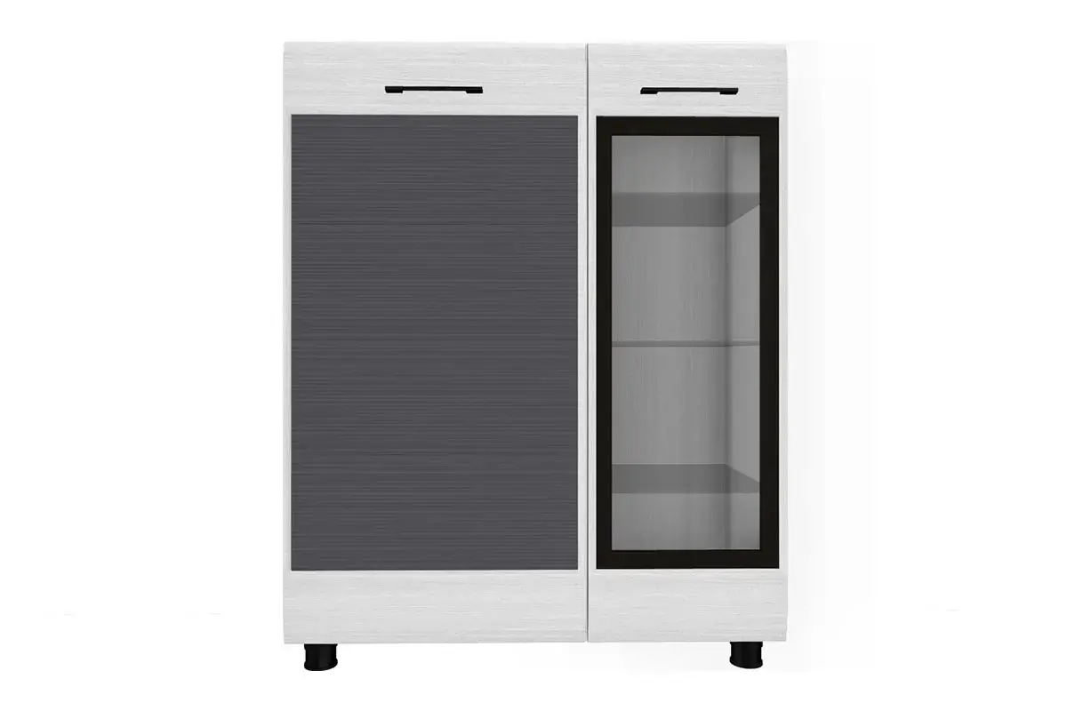 Тумба ТБ-2609 (Снежный Ясень-Серый) — Мебель-центр Озерцо