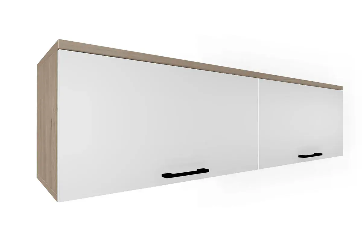 Детская Грейс композиция 2 (Гикори Джексон Светлый/Белый Бриллиант Глянцевый) — Мебель-центр Озерцо