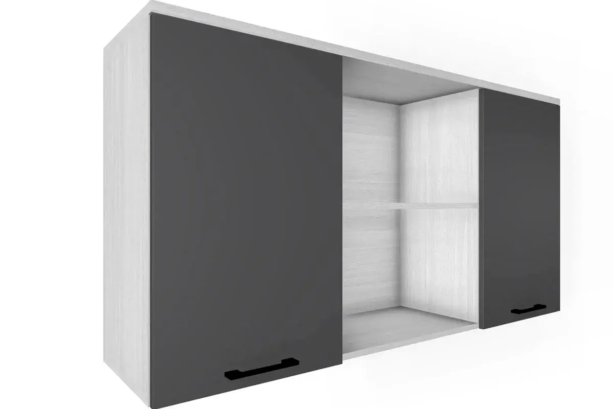 Детская Грейс композиция 3 (Снежный Ясень/Антрацит Матовый) — Мебель-центр Озерцо