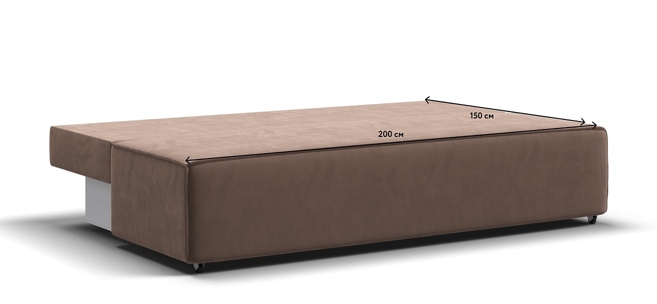 Норд Мини диван Велюр Монолит мокко — купить в Озерце