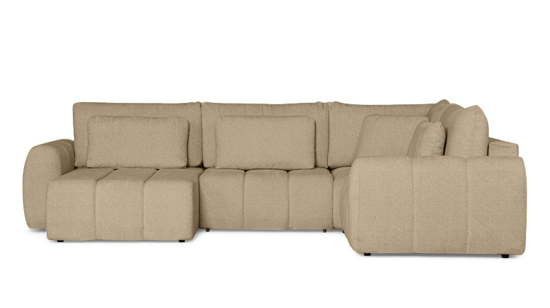 Диван -кровать П-образный Mellow-4 секц. ткань Raven 28 247x350 — купить в Озерце