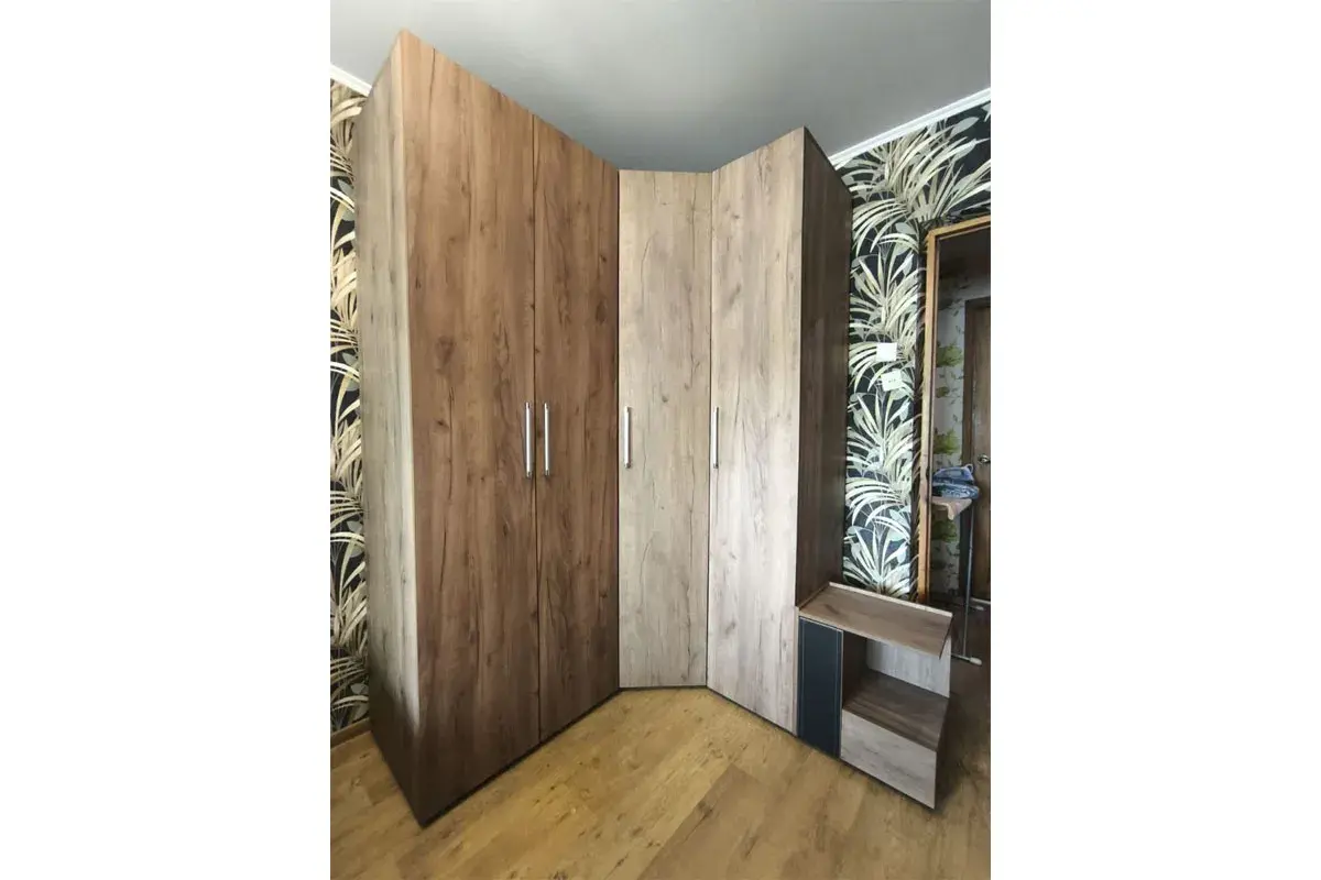 Монако 55 Шкаф для белья Дуб табачный Craft в мебель-центре Озерцо