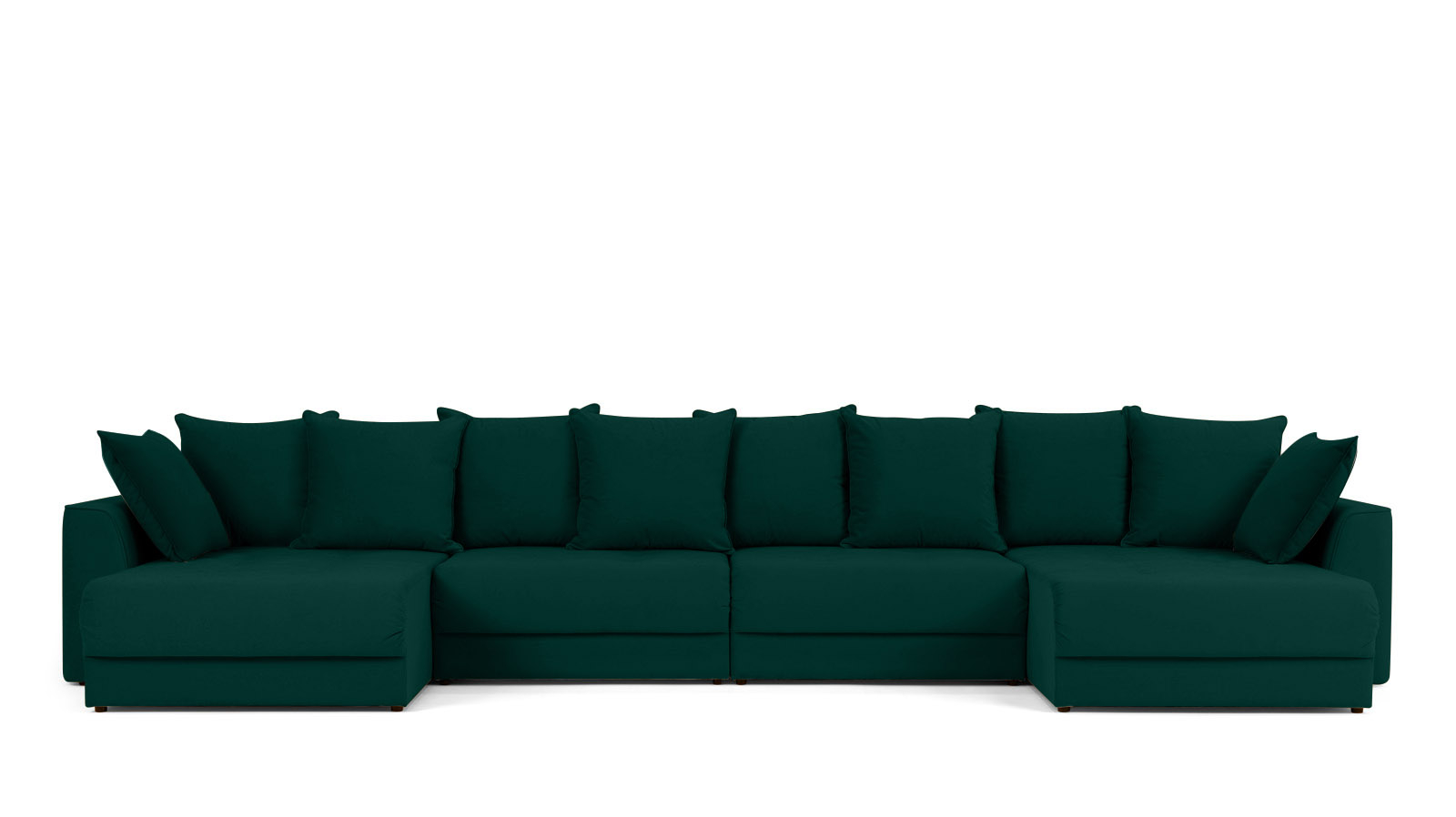 Диван Monako New П-образный с коробом для белья, Тк. Sky Velvet 42 157x455 — купить в Озерце