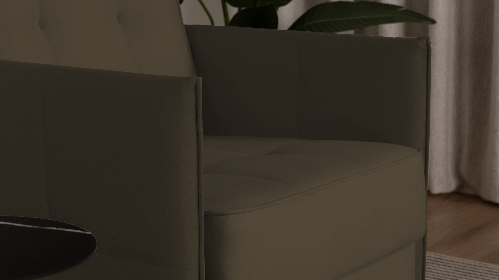 Кресло Amani Pro, Тк. Sky Velvet 12 (подлокотник: 5 см) 73.5x89 — купить в Озерце