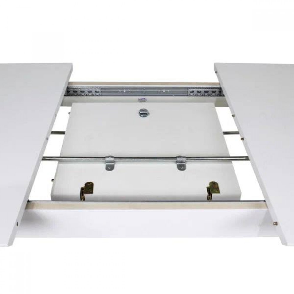 Стол СИЕНА МАКСИ 90*135*180 белый/белое подстолье - купить в Озерце