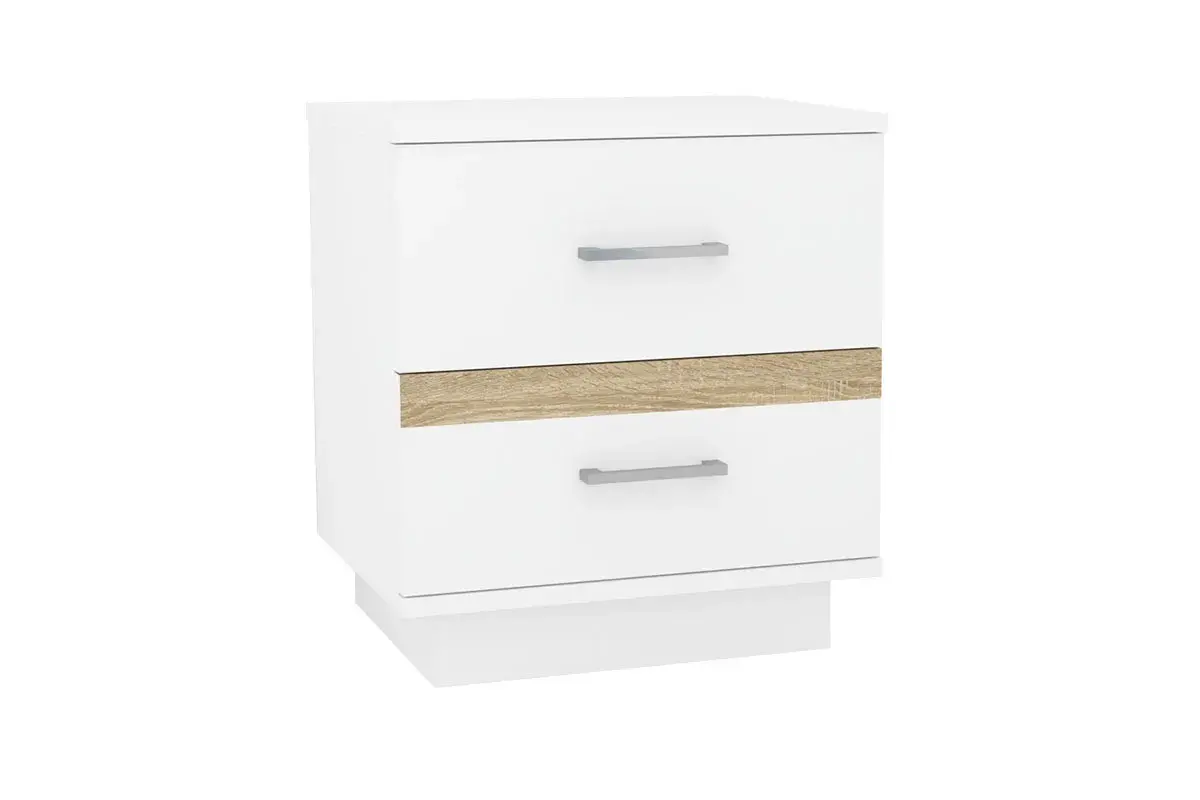 Спальня Анона 4 (Белый/Дуб Сонома) - купить в Озерце