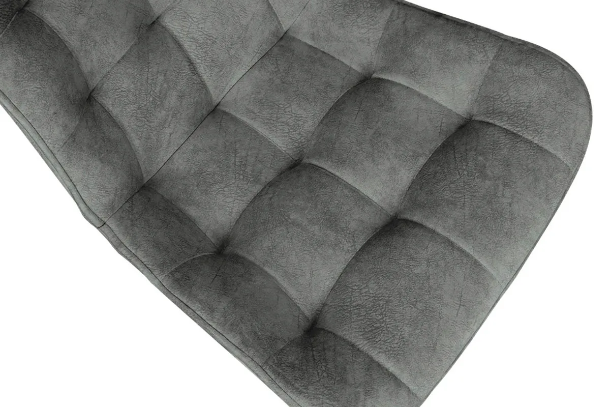 Стул Boston (Белый Муар/Велюр V003 Темно-серый) - купить в Озерце