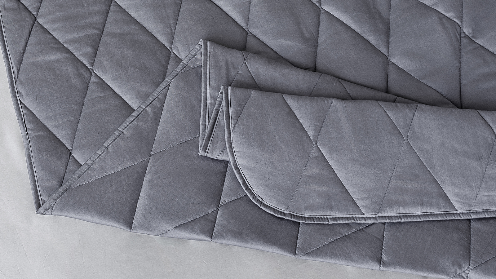 Покрывало хлопковое Askona Cotton Sateen, цвет: Графит 220x240 в мебель-центре Озерцо