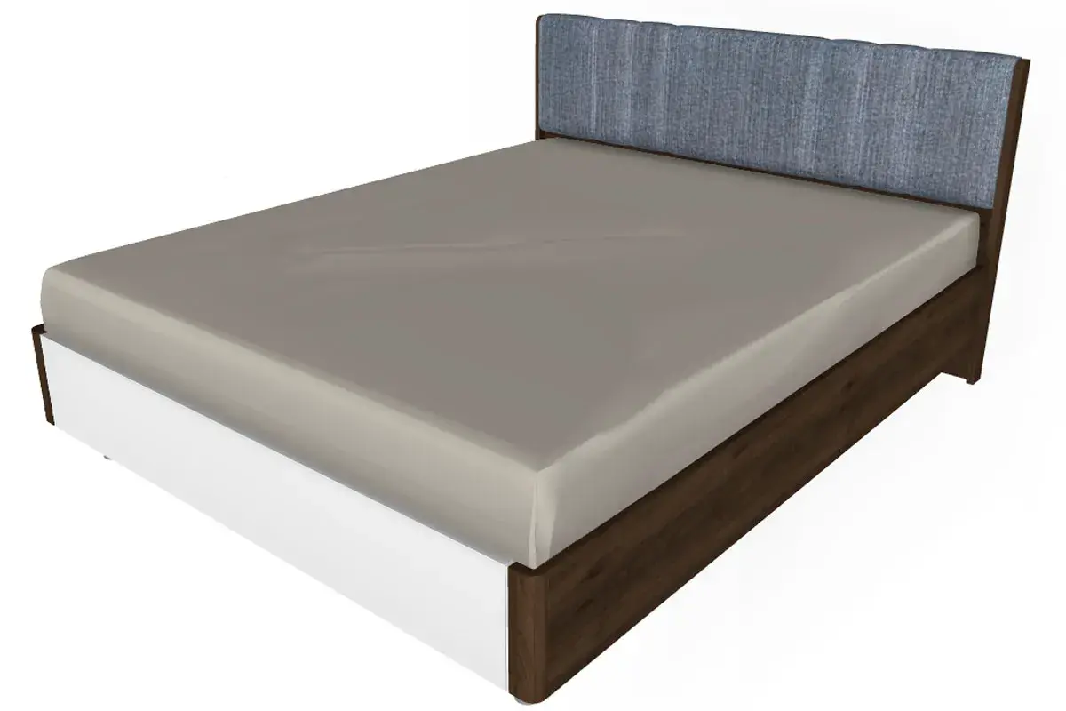 Спальня Грейс комплект 2 (Гикори Джексон Темный/Белый Бриллиант Глянцевый) - купить в Озерце