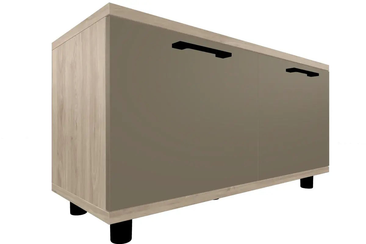 Прихожая Грейс комплект 3 (Гикори Джексон Светлый/Латте Матовый) — Мебель-центр Озерцо