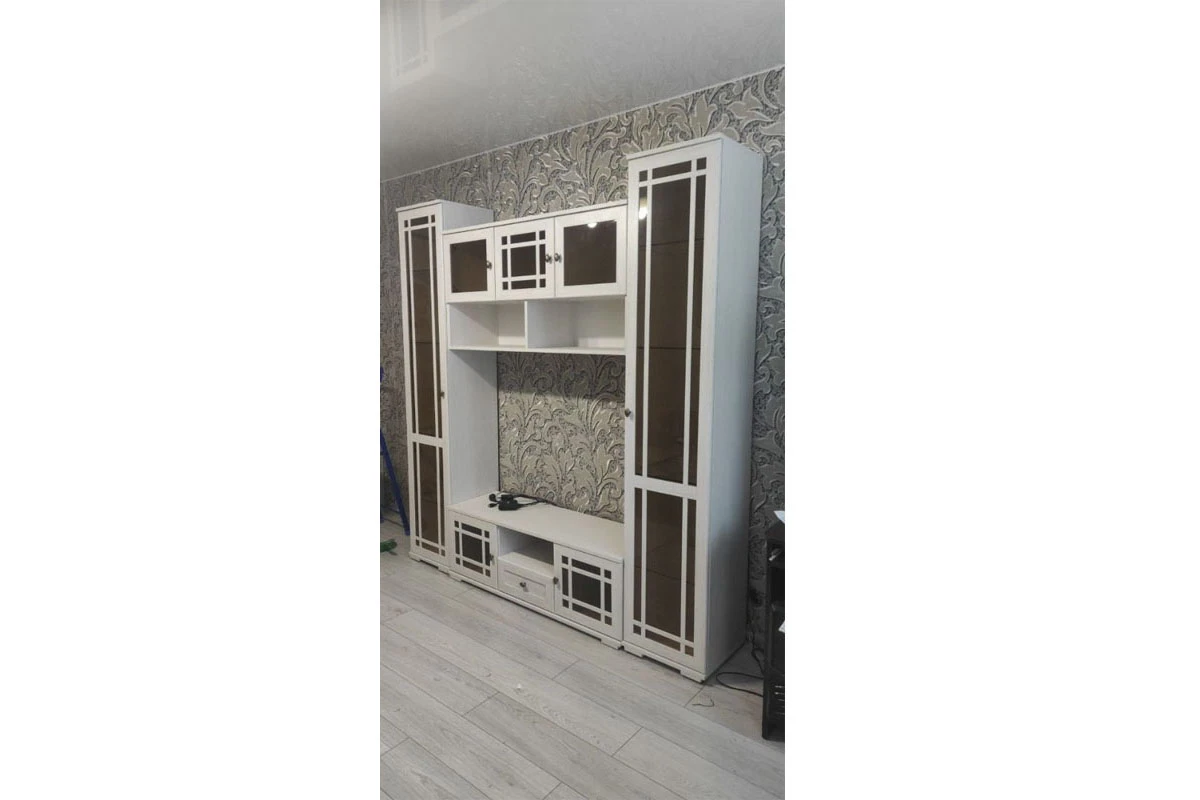 Sherlock 3 Тумба ТВ Ясень Анкор светлый — Мебель-центр Озерцо