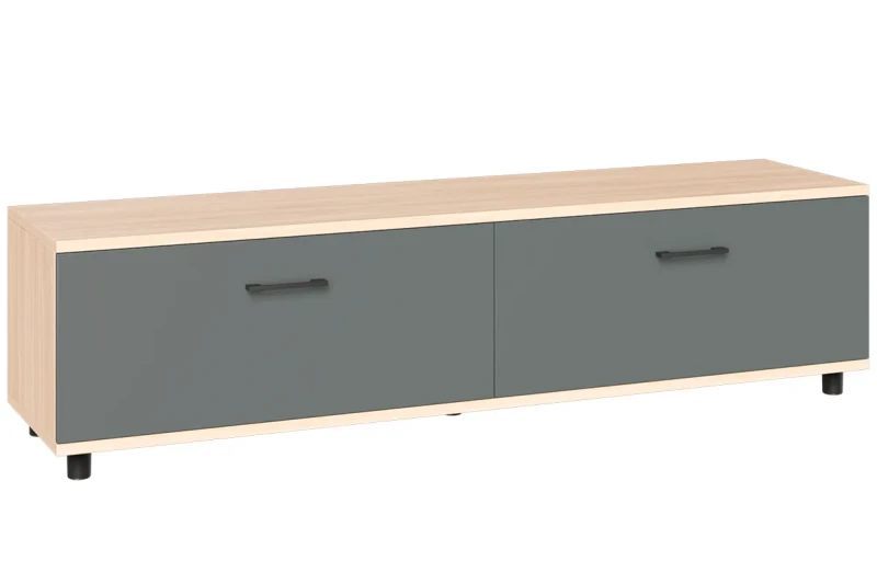 Тумба ТБ-5038-АС-АМ (Ясень Асахи/Антрацит Матовый) — Мебель-центр Озерцо