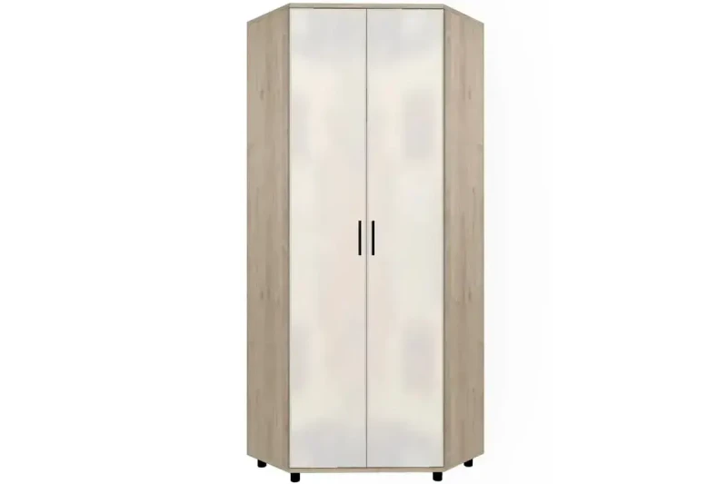 Шкаф для одежды и белья ШК-5016-ГС-ЛМ (Гикори Джексон Светлый/Латте Матовый) в мебель-центре Озерцо