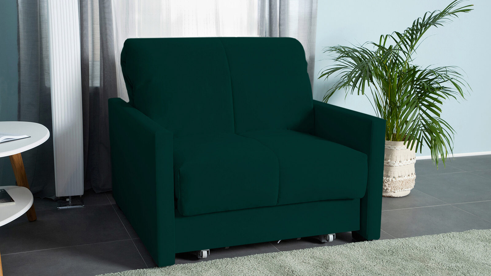 Кресло-кровать Carina Nova Sky velvet 42 80x205 — купить в Озерце