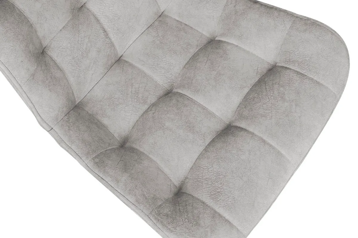 Стул Boston (Белый Муар/Велюр V004 Светло-серый) - купить в Озерце