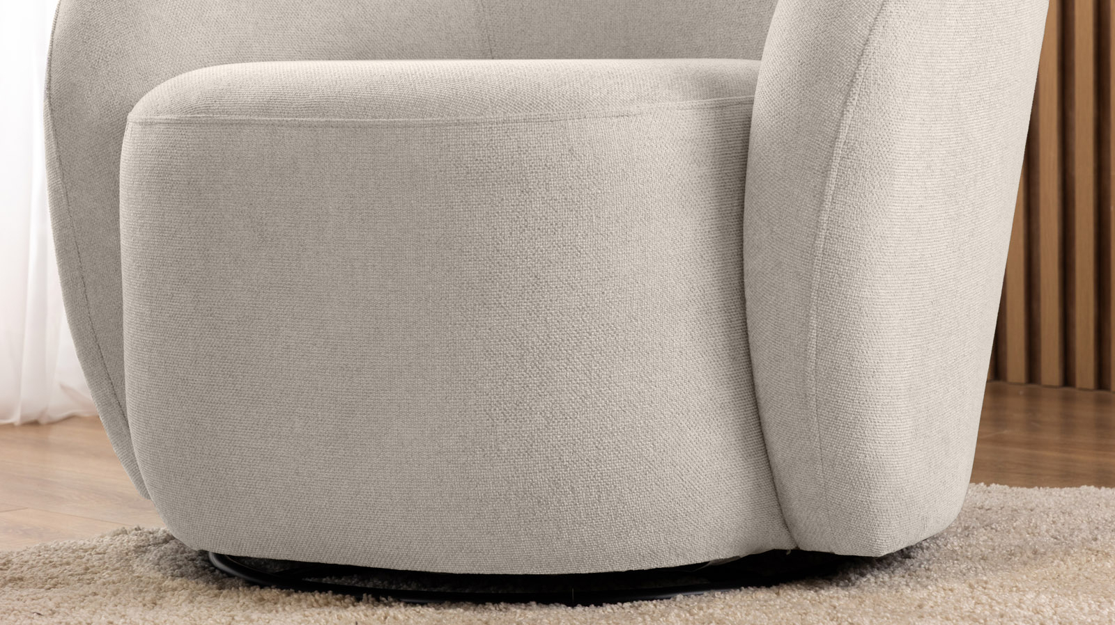 Кресло поворотное Nuage, ткань Forte 01 86x90 — купить в Озерце